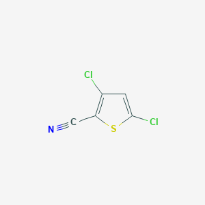 molecular formula C5HCl2NS B13902450 3,5-dichloro-2-Thiophenecarbonitrile 