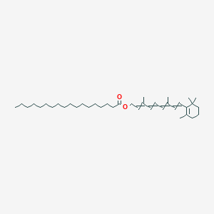 molecular formula C38H64O2 B13902479 9-cis-RetinylStearate-d5 