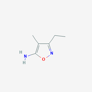 molecular formula C6H10N2O B139025 3-Ethyl-4-methylisoxazol-5-amine CAS No. 153458-34-5