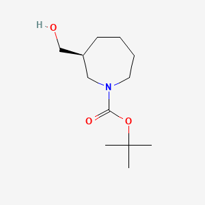 molecular formula C12H23NO3 B13902523 Tert-butyl (3S)-3-(hydroxymethyl)azepane-1-carboxylate 