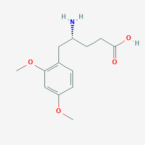 molecular formula C13H19NO4 B13902534 (R)-5-(2,4-Dimethoxyphenyl)-gamma-Norvaline 