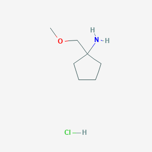 B1390263 1-(Methoxymethyl)cyclopentanamine hydrochloride CAS No. 944146-30-9