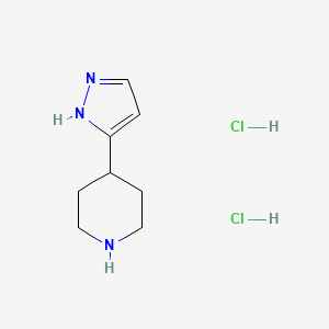 4-(1H-Pyrazol-3-yl)piperidine dihydrochloride