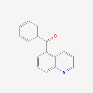 molecular formula C16H11NO B13902815 5-Benzoylquinoline CAS No. 54885-01-7