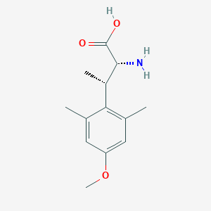 molecular formula C13H19NO3 B13902905 (2R,3S)-2-amino-3-(4-methoxy-2,6-dimethylphenyl)butanoic acid 