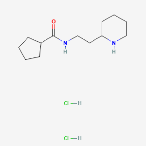 Cyclopentanecarboxylic acid (2-piperidin-2-yl-ethyl)-amide dihydrochloride