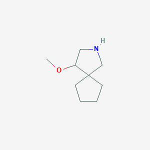 molecular formula C9H17NO B13902915 4-Methoxy-2-azaspiro[4.4]nonane 