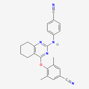 molecular formula C24H21N5O B13903018 HIV-1 inhibitor-9 