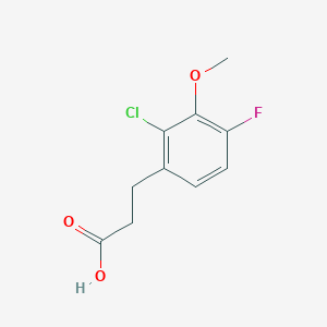 3-(2-Chloro-4-fluoro-3-methoxyphenyl)propanoic acid