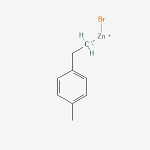 molecular formula C9H11BrZn B13903135 4-Methylphenethylzinc bromide 