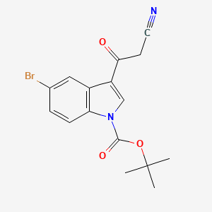 1-Boc-5-bromo-3-cyanoacetylindole
