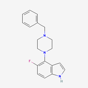 4-(4-benzylpiperazin-1-yl)-5-fluoro-1H-indole
