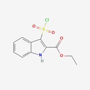 3-Chlorosulfonylindole-2-carboxylic acid ethyl ester