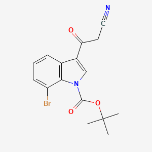 1-Boc-7-bromo-3-cyanoacetylindole