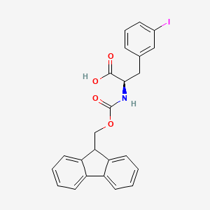 molecular formula C24H20INO4 B1390332 Fmoc-3-iodo-D-phenylalanine CAS No. 478183-67-4