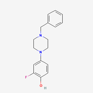 4-(4-Benzylpiperazin-1-yl)-2-fluorophenol