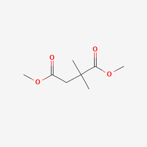 molecular formula C8H14O4 B13903410 Dimethyl 2,2-dimethylbutanedioate CAS No. 49827-44-3