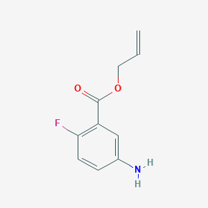 molecular formula C10H10FNO2 B139035 Allyl 5-amino-2-fluorobenzoate CAS No. 153774-34-6
