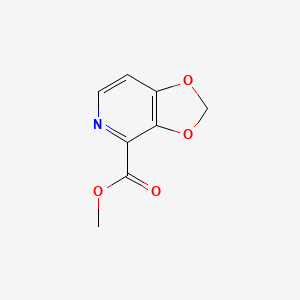 molecular formula C8H7NO4 B13903503 Methyl [1,3]dioxolo[4,5-c]pyridine-4-carboxylate 