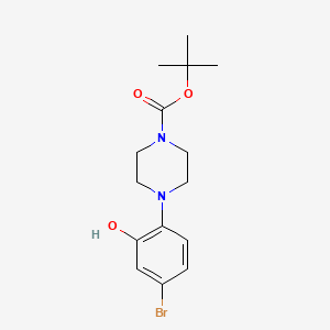 Tert-butyl 4-(4-bromo-2-hydroxyphenyl)piperazine-1-carboxylate