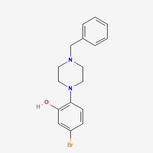 2-(4-Benzylpiperazin-1-yl)-5-bromophenol