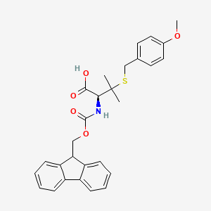 molecular formula C28H29NO5S B1390356 Fmoc-d-pen(pmeobzl)-oh CAS No. 159618-54-9