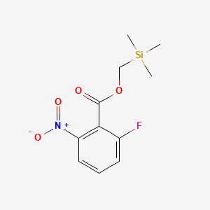 molecular formula C11H14FNO4Si B13903595 (Trimethylsilyl)methyl 2-fluoro-6-nitrobenzoate 