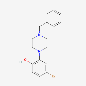 2-(4-Benzylpiperazin-1-yl)-4-bromophenol