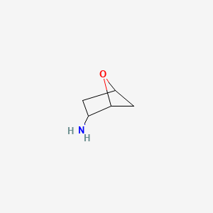 molecular formula C5H9NO B13903618 5-Oxabicyclo[2.1.1]hexan-2-amine 