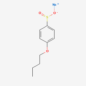 molecular formula C10H13NaO3S B13903655 4-n-Butoxybenzenesulfinic acid sodium salt 