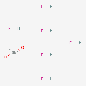 molecular formula F6H6O2Sb B13903691 CID 54587868 