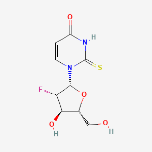 molecular formula C9H11FN2O4S B13903710 1-[(2R,3S,4R,5R)-3-fluoro-4-hydroxy-5-(hydroxymethyl)oxolan-2-yl]-2-sulfanylidenepyrimidin-4-one 