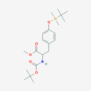 molecular formula C21H35NO5Si B13903753 Boc-DL-Tyr(TBDMS)-OMe 