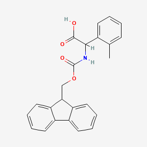 molecular formula C24H21NO4 B1390378 Fmoc-DL-(2-methylphenyl)glycine CAS No. 879500-48-8