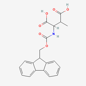 molecular formula C20H19NO6 B1390382 Fmoc-threo-beta-methyl-DL-aspartic acid CAS No. 1219167-32-4
