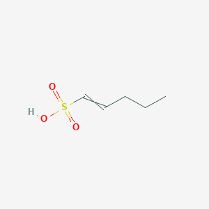 molecular formula C5H10O3S B13903825 Pent-1-ene-1-sulfonic acid CAS No. 71302-55-1
