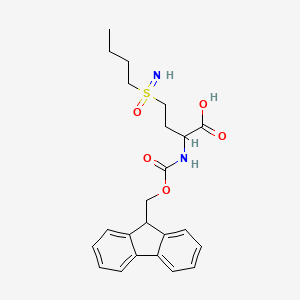 molecular formula C23H28N2O5S B1390391 Fmoc-DL-buthioninesulfoximine CAS No. 1396987-76-0