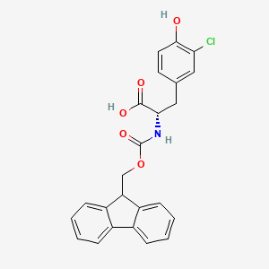 molecular formula C24H20ClNO5 B1390394 Fmoc-3-chloro-L-tyrosine CAS No. 478183-58-3