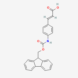molecular formula C24H19NO4 B1390395 Fmoc-4-aminocinnamic acid CAS No. 1009806-19-2