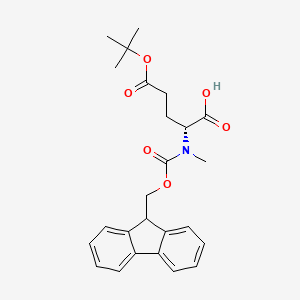 (R)-2-((((9H-Fluoren-9-yl)methoxy)carbonyl)(methyl)amino)-5-(tert-butoxy)-5-oxopentanoic acid