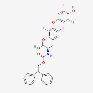 molecular formula C30H21I4NO6 B1390403 Fmoc-d-thyroxine CAS No. 1217630-45-9
