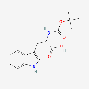 molecular formula C17H22N2O4 B1390404 Boc-7-methyl-DL-tryptophan CAS No. 1219333-83-1