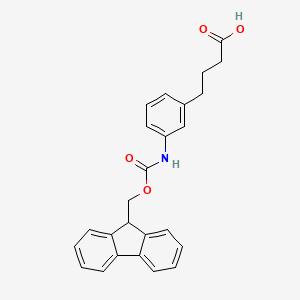 molecular formula C25H23NO4 B1390407 Fmoc-4-(3-aminophenyl)butanoic acid CAS No. 867382-45-4
