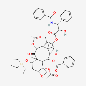 molecular formula C53H65NO14Si B13904108 Paclitaxel EP Impurity K;7-O-(Triethylsilyl)taxol 