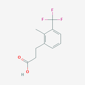 3-[2-Methyl-3-(trifluoromethyl)phenyl]propionic acid