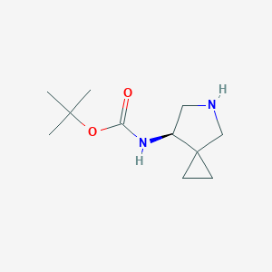 molecular formula C11H20N2O2 B139042 (R)-叔丁基-5-氮杂螺[2.4]庚-7-基氨基甲酸酯 CAS No. 127199-44-4