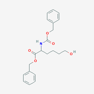 molecular formula C21H25NO5 B13904331 Benzyl 6-hydroxy-2-(phenylmethoxycarbonylamino)hexanoate 
