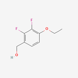 molecular formula C9H10F2O2 B1390436 4-Ethoxy-2,3-difluorobenzyl alcohol CAS No. 293299-94-2