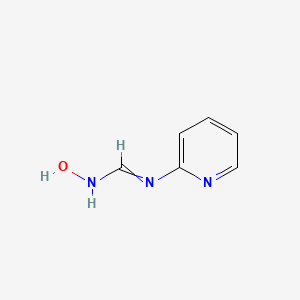 molecular formula C6H7N3O B13904381 N-Hydroxy-N'-pyridin-2-ylmethanimidamide CAS No. 69512-30-7