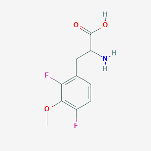 molecular formula C10H11F2NO3 B1390442 2-Amino-3-(2,4-difluoro-3-methoxyphenyl)propanoic acid CAS No. 1259975-67-1